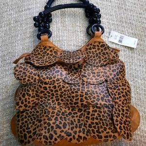 BUENO CHEETAH ANINAL PRINT PURSE